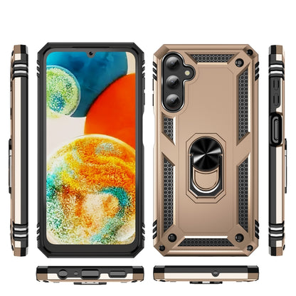 For Samsung Galaxy A24 4G Shockproof TPU + PC Phone Case(Gold) - Galaxy Phone Cases by buy2fix | Online Shopping UK | buy2fix