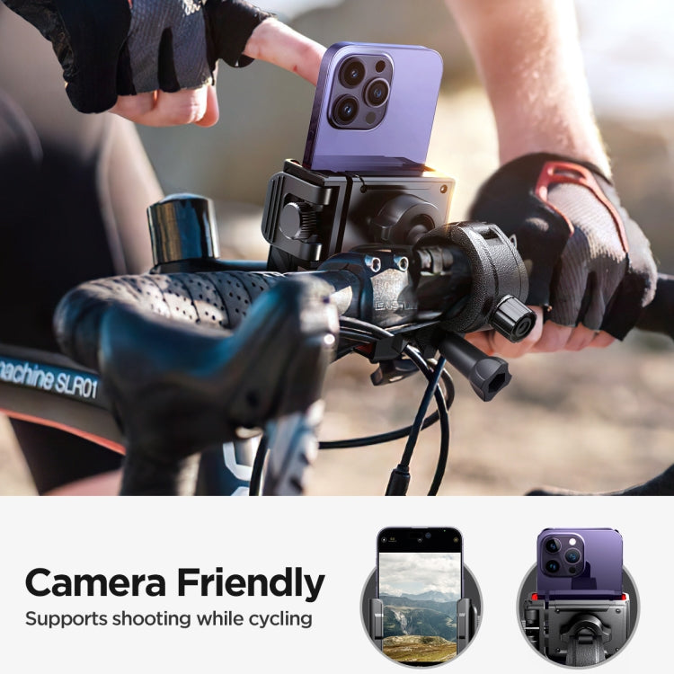 JOYROOM JR-ZS266 Bicycle Handle Phone Mount Compatible with 4.7-6.8 inch(Black) -  by JOYROOM | Online Shopping UK | buy2fix