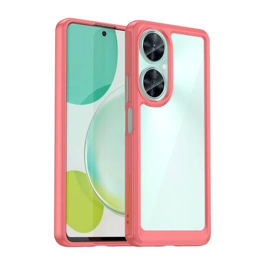 For Huawei Nova 11i Colorful Series Acrylic + TPU Phone Case(Red) - Huawei Cases by buy2fix | Online Shopping UK | buy2fix