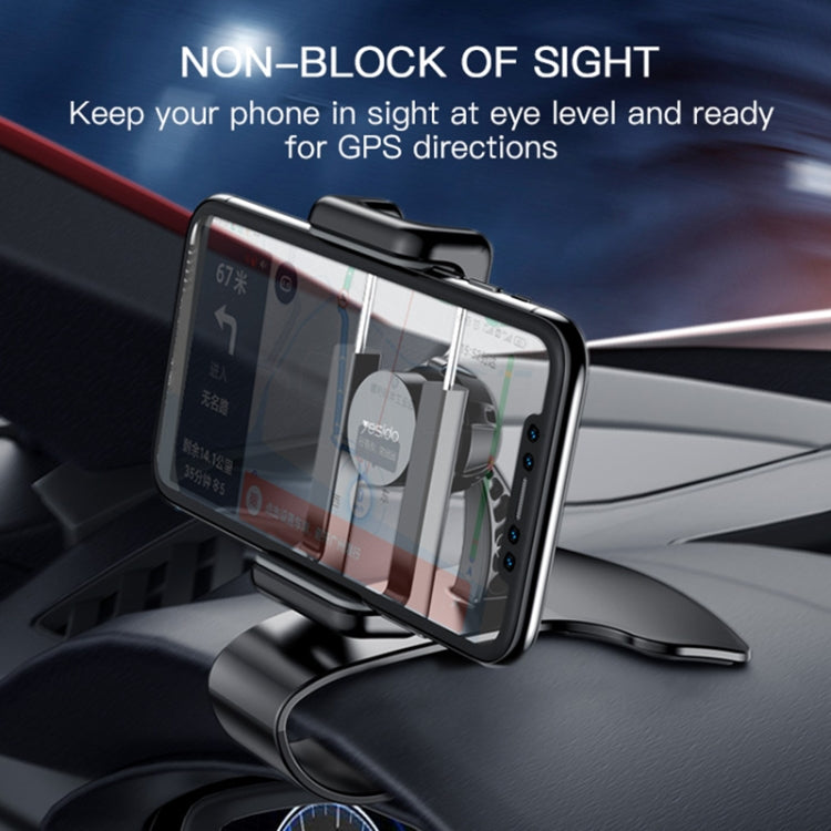 Yesido C103 Car Dashboard Snap-On Mobile Phone Navigation Holder(Black) -  by Yesido | Online Shopping UK | buy2fix