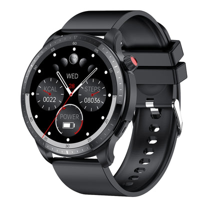 T52 1.39 inch IP67 Waterproof Silicone Band Smart Watch Supports Bluetooth Call / Blood Oxygen / Body Temperature Monitoring(Black) - Smart Watches by buy2fix | Online Shopping UK | buy2fix