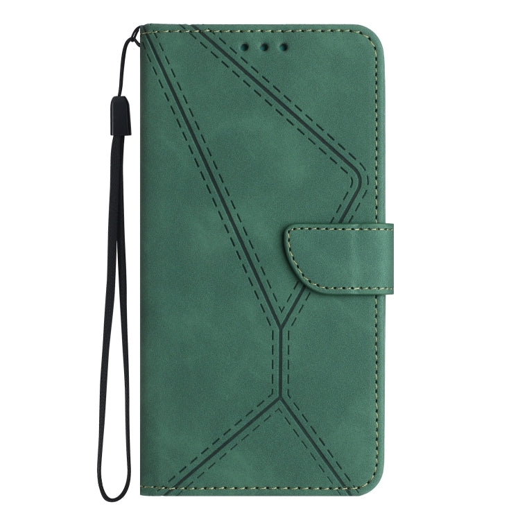 For Sony Xperia 1 IV Stitching Embossed Leather Phone Case(Green) - Sony Cases by buy2fix | Online Shopping UK | buy2fix