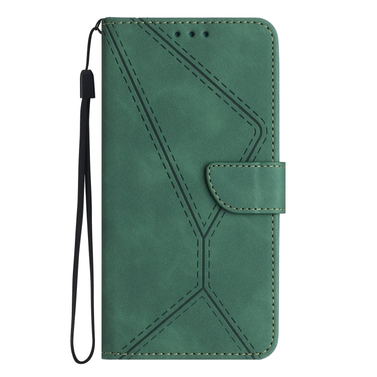 For Xiaomi 13 Pro Stitching Embossed Leather Phone Case(Green) - 13 Pro Cases by buy2fix | Online Shopping UK | buy2fix