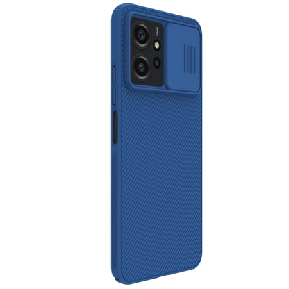 For Xiaomi Redmi Note 12 4G Global NILLKIN Black Mirror Series Camshield PC Phone Case(Blue) - Note 12 Cases by NILLKIN | Online Shopping UK | buy2fix