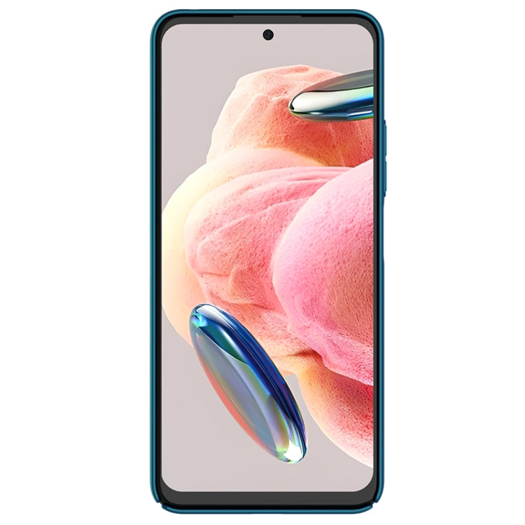 For Xiaomi Redmi Note 12 4G Global NILLKIN Frosted PC Phone Case(Blue) - Note 12 Cases by NILLKIN | Online Shopping UK | buy2fix