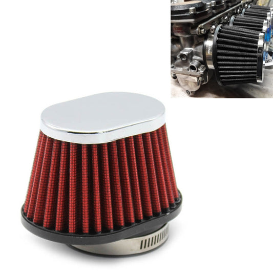 51mm XH-UN073 Mushroom Head Style Car Modified Air Filter Motorcycle Exhaust Filter(Red) - In Car by buy2fix | Online Shopping UK | buy2fix