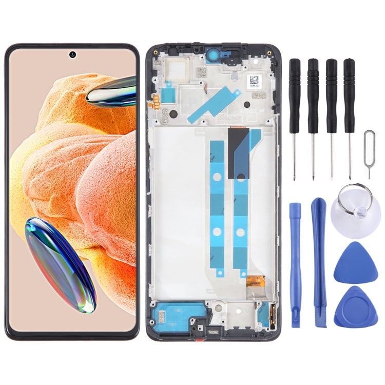 AMOLED Material Original LCD Screen For Xiaomi Redmi Note 12 Pro 4G Digitizer Full Assembly with Frame - LCD Screen by buy2fix | Online Shopping UK | buy2fix