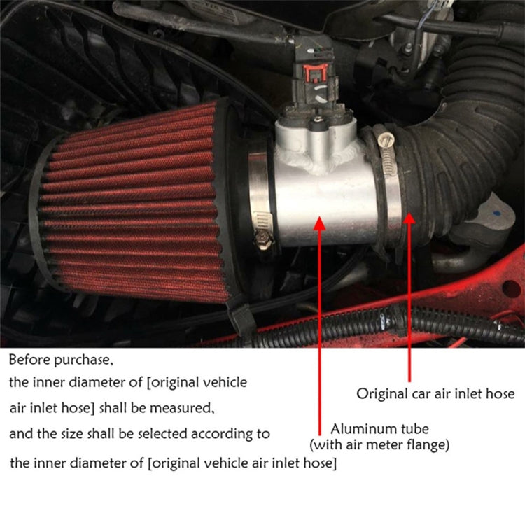 63mm XH-UN603 Car Modified Engine Air Flow Meter Flange Intake Sensor Base for Honda / Toyota / Subaru / Mazda - In Car by buy2fix | Online Shopping UK | buy2fix