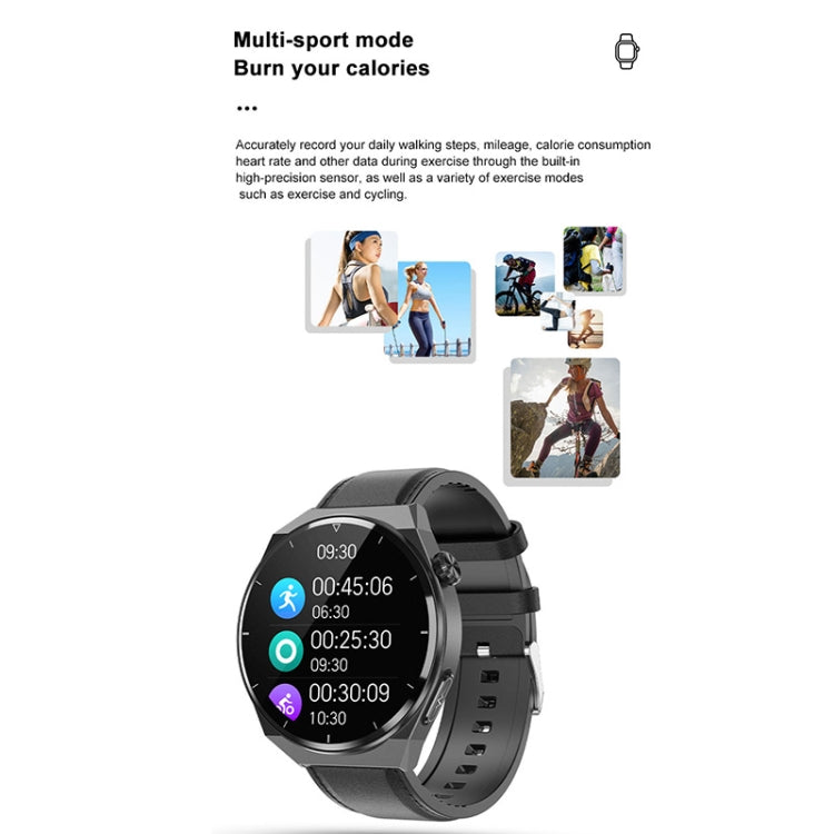 TK20 1.39 inch IP68 Waterproof Silicone Band Smart Watch Supports ECG / Remote Families Care / Body Temperature Monitoring(Black) - Smart Watches by buy2fix | Online Shopping UK | buy2fix