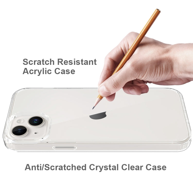 For iPhone 15 Plus Scratchproof Acrylic TPU Phone Case(Black) - iPhone 15 Plus Cases by buy2fix | Online Shopping UK | buy2fix