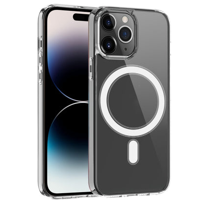 For iPhone 15 Pro MagSafe Clear Acrylic PC +TPU Phone Case(Transparent) - iPhone 15 Pro Cases by buy2fix | Online Shopping UK | buy2fix