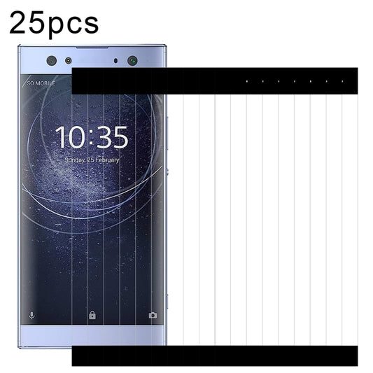 For Sony Xperia XA2 Ultra 25pcs 3D Curved Edge Full Screen Tempered Glass Film - Sony Tempered Glass by buy2fix | Online Shopping UK | buy2fix