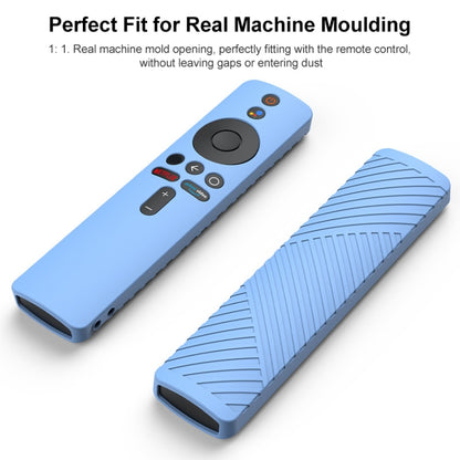 For Xiaomi MiBox S Remote Control Liquid Silicone Protective Case(Sky Blue) - Remote Control Covers by buy2fix | Online Shopping UK | buy2fix