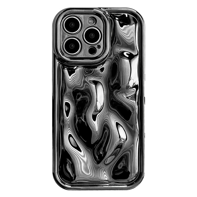 For iPhone 14 Pro Max Electroplating Meteorite Texture TPU Phone Case(Black) - iPhone 14 Pro Max Cases by buy2fix | Online Shopping UK | buy2fix
