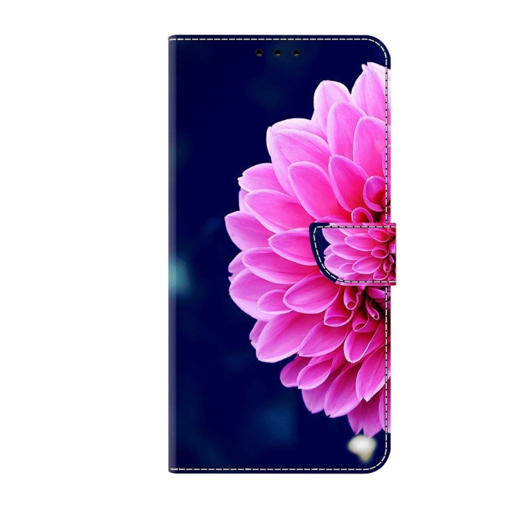 For Xiaomi Redmi Note 12 5G Global / Poco X5 Crystal 3D Shockproof Protective Leather Phone Case(Pink Petals) - Xiaomi Cases by buy2fix | Online Shopping UK | buy2fix