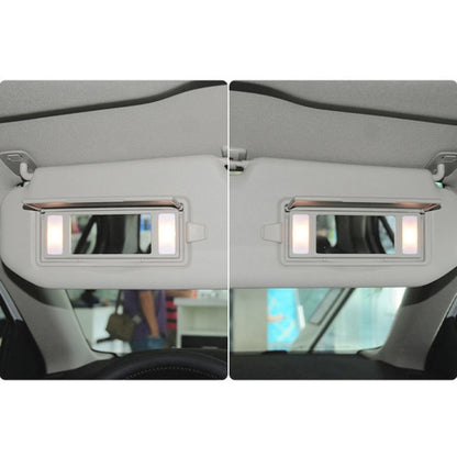 For Peugeot 308 2010-2022 Left-hand Drive Car Sun Visor Makeup Mirror 98177070(Black) - Sunglasses & Glasses Clips by buy2fix | Online Shopping UK | buy2fix