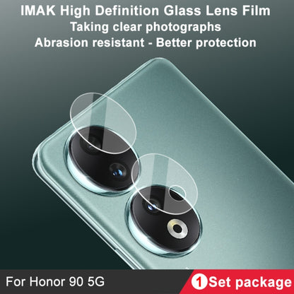 For Honor 90 5G IMAK Rear Camera Glass Lens Film, 1 Set Package - Other by imak | Online Shopping UK | buy2fix