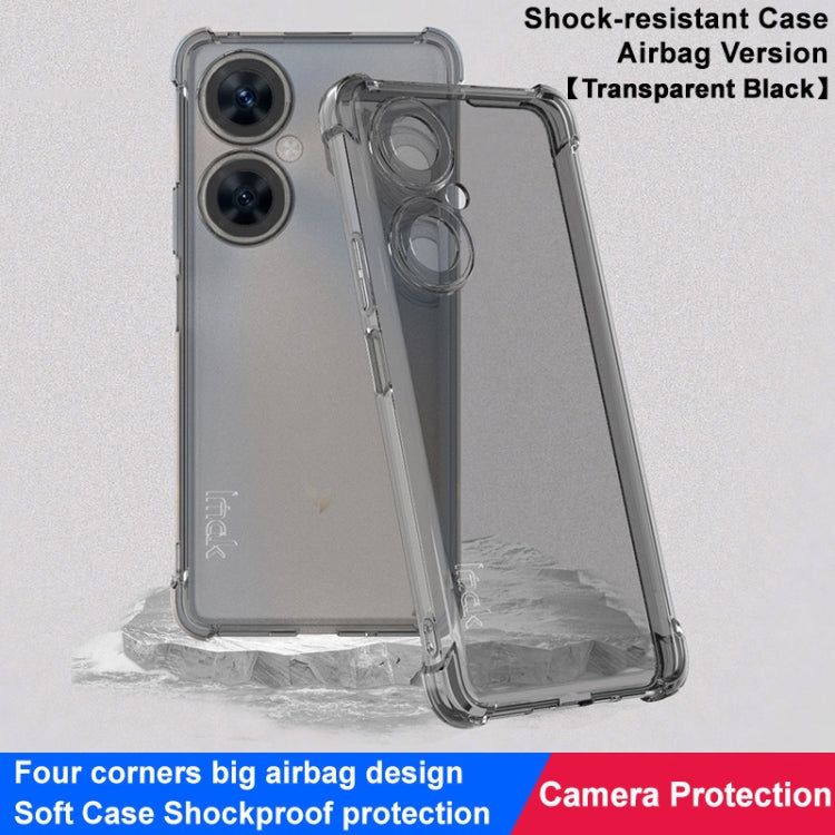 For Huawei nova 11i / maimang 20 5G imak Shockproof Airbag TPU Phone Case(Transparent Black) - Huawei Cases by imak | Online Shopping UK | buy2fix