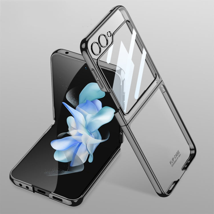 For Samsung Galaxy Z Flip5 GKK Integrated Electroplating Full Coverage Phone Case(Black) - Galaxy Z Flip5 Cases by GKK | Online Shopping UK | buy2fix
