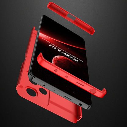 For Xiaomi Redmi Note 12 Pro 5G Global GKK Three Stage Splicing Full Coverage PC Phone Case(Red) - Note 12 Pro Cases by GKK | Online Shopping UK | buy2fix