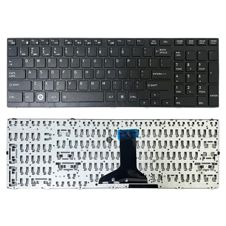 For TOSHIBA A660 / A665 Laptop Keyboard with Frame - Replacement Keyboards by buy2fix | Online Shopping UK | buy2fix