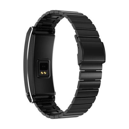 K13S 1.14 inch TFT Screen Slub Steel Strap Smart Calling Bracelet Supports Sleep Management/Blood Oxygen Monitoring(Black) - Smart Wristbands by buy2fix | Online Shopping UK | buy2fix