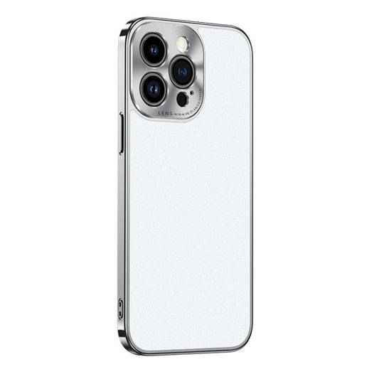 For iPhone 15 Pro Max Starshine Frosted Series Airbag Shockproof Phone Case(White) - iPhone 15 Pro Max Cases by buy2fix | Online Shopping UK | buy2fix