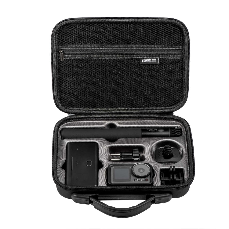 For DJI Osmo Action 4 STARTRC Portable PU Storage Box Case Full Kit(Black) - Case & Bags by STARTRC | Online Shopping UK | buy2fix