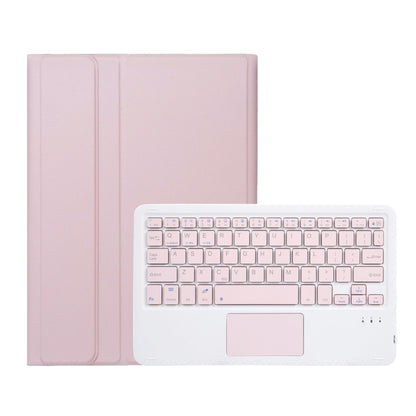 For Samsung Galaxy Tab S9 A710B-A Candy Color TPU Touch Bluetooth Keyboard Leather Tablet Case with Pen Holder(Pink) - Samsung Keyboard by buy2fix | Online Shopping UK | buy2fix