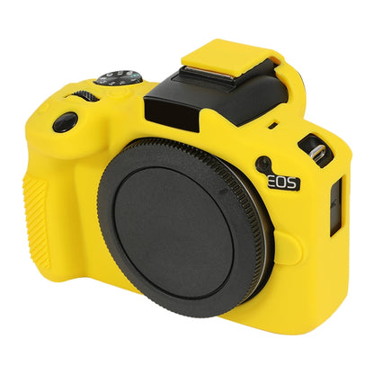 For Canon EOS R50 Soft Silicone Protective Case(Yellow) - Protective Case by buy2fix | Online Shopping UK | buy2fix