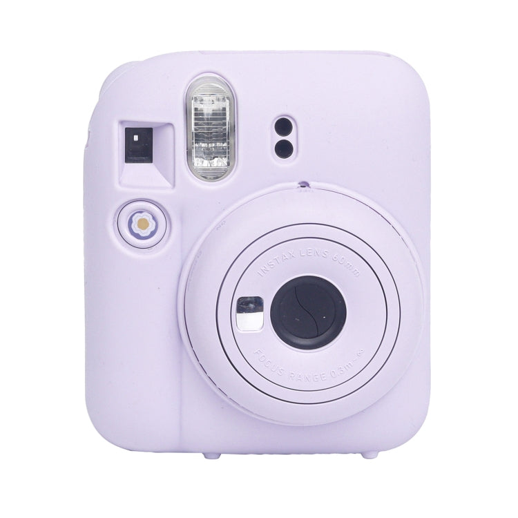 For FUJIFILM instax mini 12 Soft Silicone Camera Protective Case(Purple) - Protective Case by buy2fix | Online Shopping UK | buy2fix