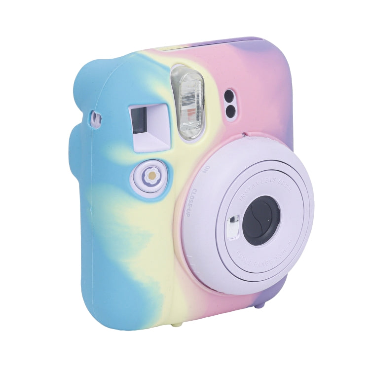 For FUJIFILM instax mini 12 Soft Silicone Camera Protective Case(Dark Blue Purple) - Protective Case by buy2fix | Online Shopping UK | buy2fix