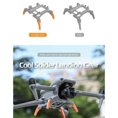 For DJI Air 3 Sunnylife LG664 Foldable Spider Landing Gear(Orange) - Landing Gear by Sunnylife | Online Shopping UK | buy2fix