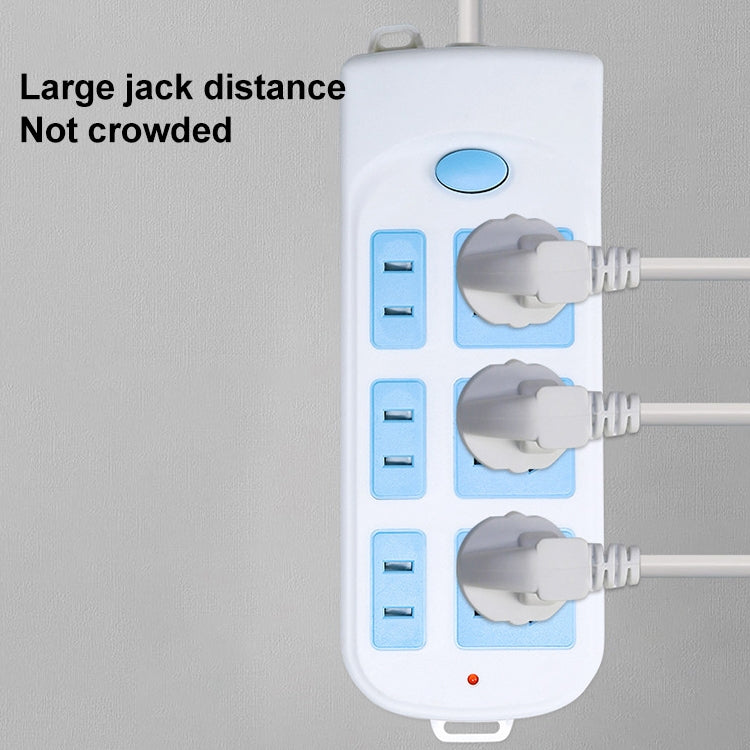 Anti-electric Shock Desk Power Strip Socket 8-position 3m, CN Plug - Extension Socket by buy2fix | Online Shopping UK | buy2fix