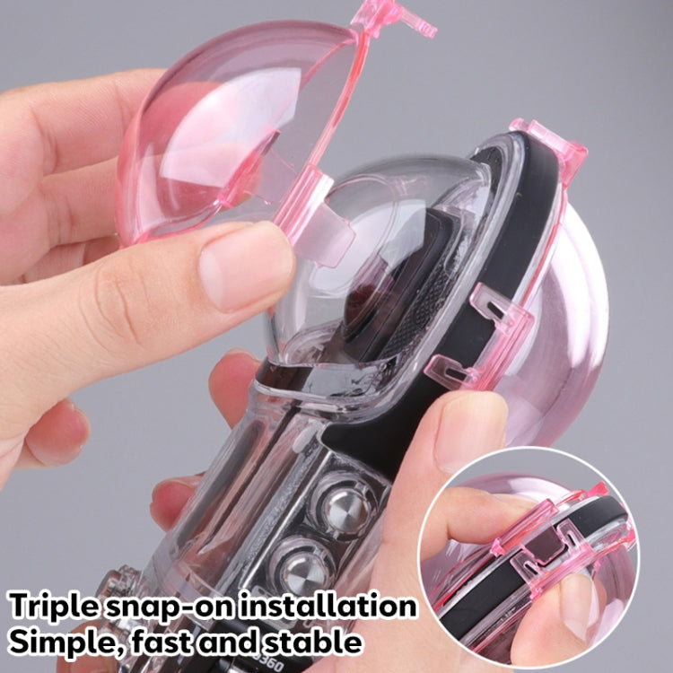 For Insta360 X3 Housing Diving Color Lens Filter(Purple) - Len Accessories by buy2fix | Online Shopping UK | buy2fix