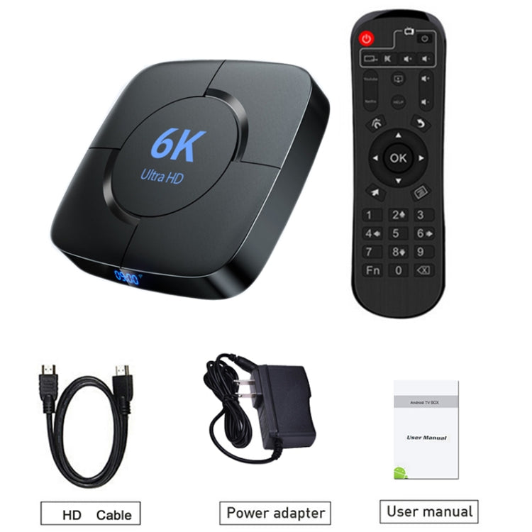 6K Ultra HD Android 12.0 Smart TV Box with Remote Control, 2GB+16GB, Allwinner H616 1.5GHZ Quad-Core(US Plug) - Others by buy2fix | Online Shopping UK | buy2fix