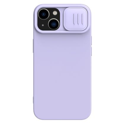 For iPhone 15 Plus NILLKIN CamShield MagSafe Liquid Silicone Phone Case(Purple) - iPhone 15 Plus Cases by NILLKIN | Online Shopping UK | buy2fix