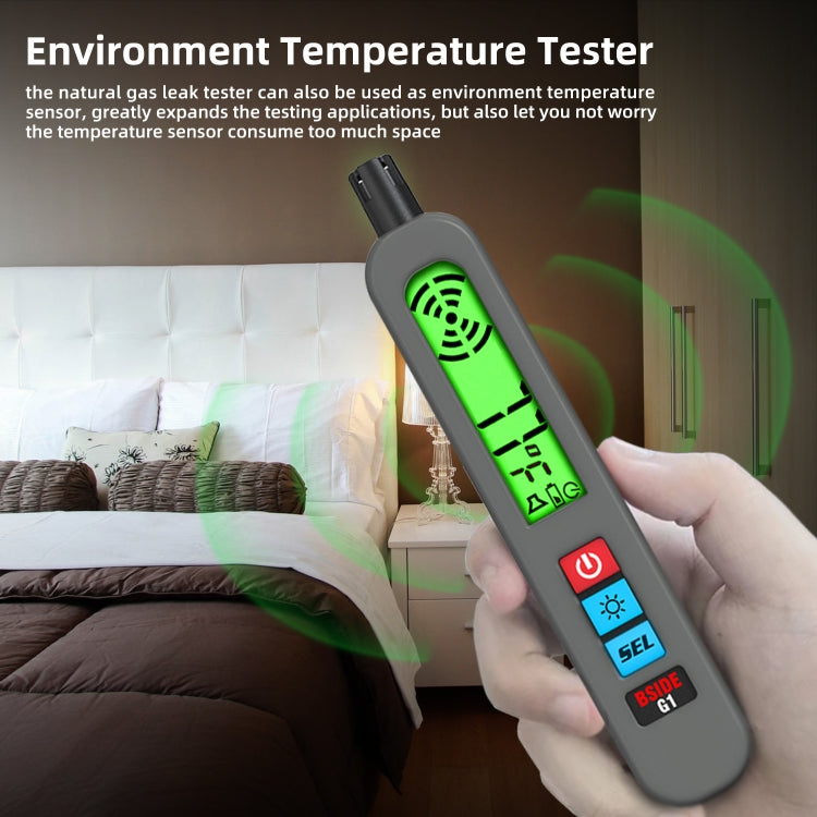 BSIDE G1 Portable Rechargeable Combustible Gas Detector - Gas Monitor by BSIDE | Online Shopping UK | buy2fix