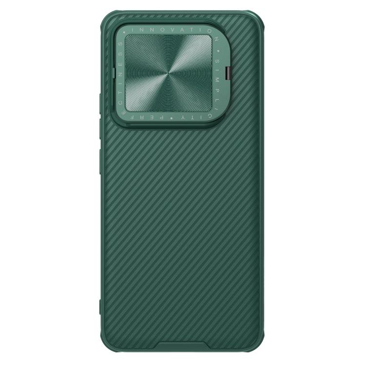 For Xiaomi 14 NILLKIN Black Mirror Prop CD Texture Mirror MagSafe Magnetic Phone Case(Green) - 14 Cases by NILLKIN | Online Shopping UK | buy2fix