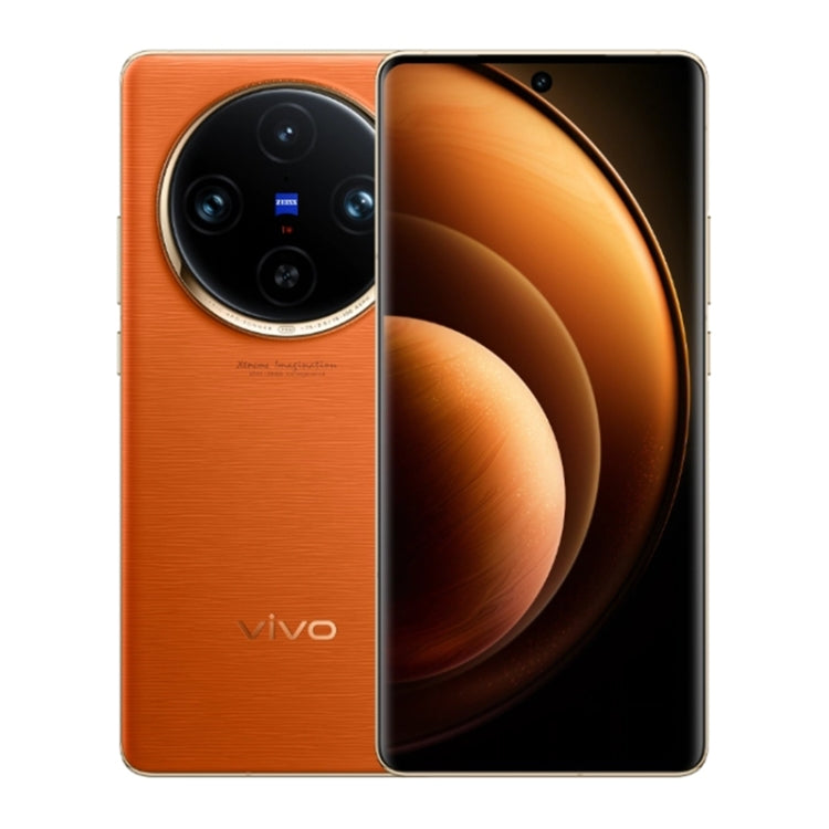 vivo X100 Pro, 16GB+1TB, Face ID / Fingerprint Identification, 6.78 inch Android 14 OriginOS 4 Dimensity 9300 Octa Core 3.25GHz, OTG, NFC, Network: 5G(Orange) - vivo by vivo | Online Shopping UK | buy2fix