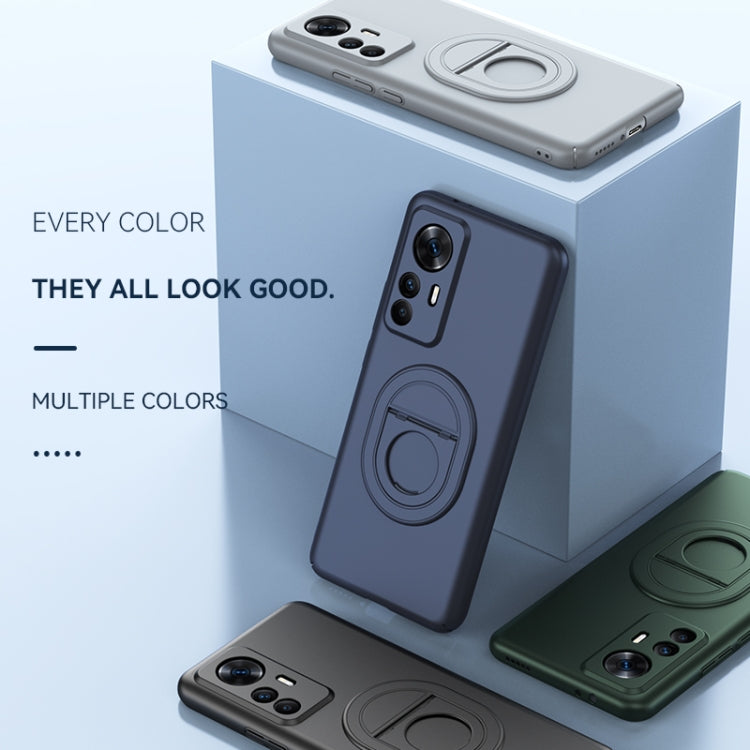 For Xiaomi Redmi K50 Gaming Magsafe Hidden Fold Holder Full Coverage Shockproof Phone Case(Grey) - Xiaomi Cases by buy2fix | Online Shopping UK | buy2fix