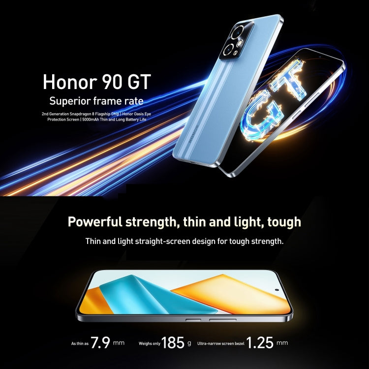 Honor 90 GT, 16GB+512GB, 6.7 inch Magic OS 7.2 Snapdragon 8 Gen 2 Octa Core, Network: 5G, OTG, NFC, Support Google Play(Black) - Honor by Huawei | Online Shopping UK | buy2fix