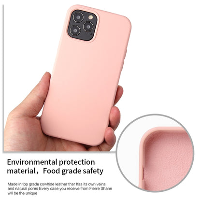 For iPhone 12 Pro Max Solid Color Liquid Silicone Shockproof Protective Case(Sakura Pink) - Apple Accessories by buy2fix | Online Shopping UK | buy2fix