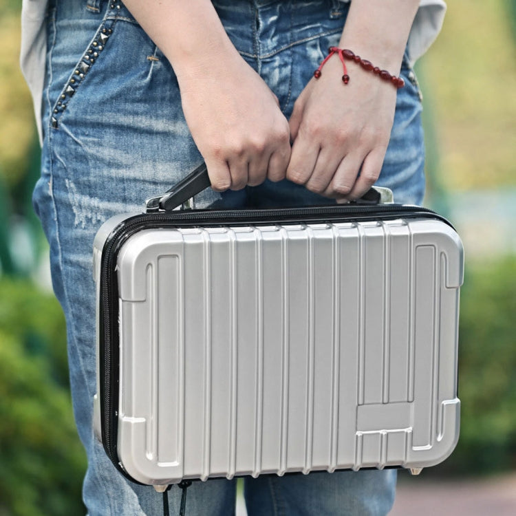 For DJI Mavic Air 2 Shockproof Portable ABS Suitcase Storage Bag Protective Box(Black) - Carry Cases & Bags by buy2fix | Online Shopping UK | buy2fix