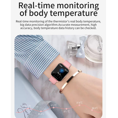 MT28 1.54 inch TFT Screen IP67 Waterproof Business Sport Silicone Strip Smart Watch, Support Sleep Monitor / Heart Rate Monitor / Blood Pressure Monitoring(Rose Gold) - Smart Wear by buy2fix | Online Shopping UK | buy2fix