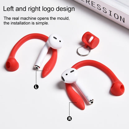 For AirPods 1 / 2 / AirPods Pro / Huawei FreeBuds 3 Wireless Earphones Silicone Anti-lost Lanyard Ear Hook(Silver) - Apple Accessories by buy2fix | Online Shopping UK | buy2fix