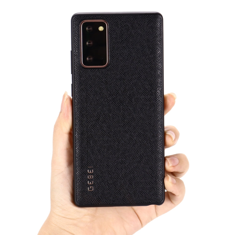 For Samsung Galaxy Note 20 GEBEI Full-coverage Shockproof Leather Protective Case(Brown) - Galaxy Note20 Cases by GEBEI | Online Shopping UK | buy2fix