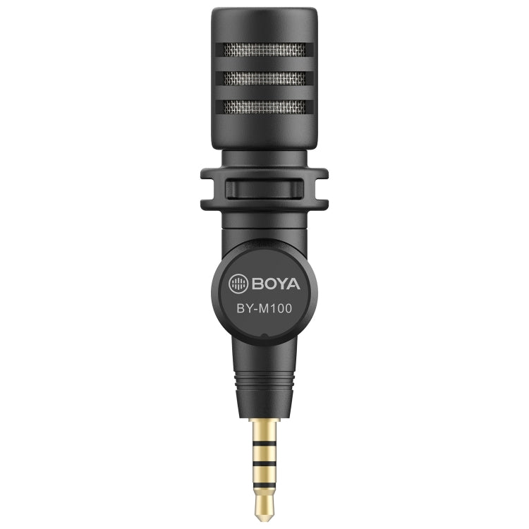 BOYA BY-M110 3.5mm Interface Mini Omnidirectional Condenser Microphone - Consumer Electronics by BOYA | Online Shopping UK | buy2fix