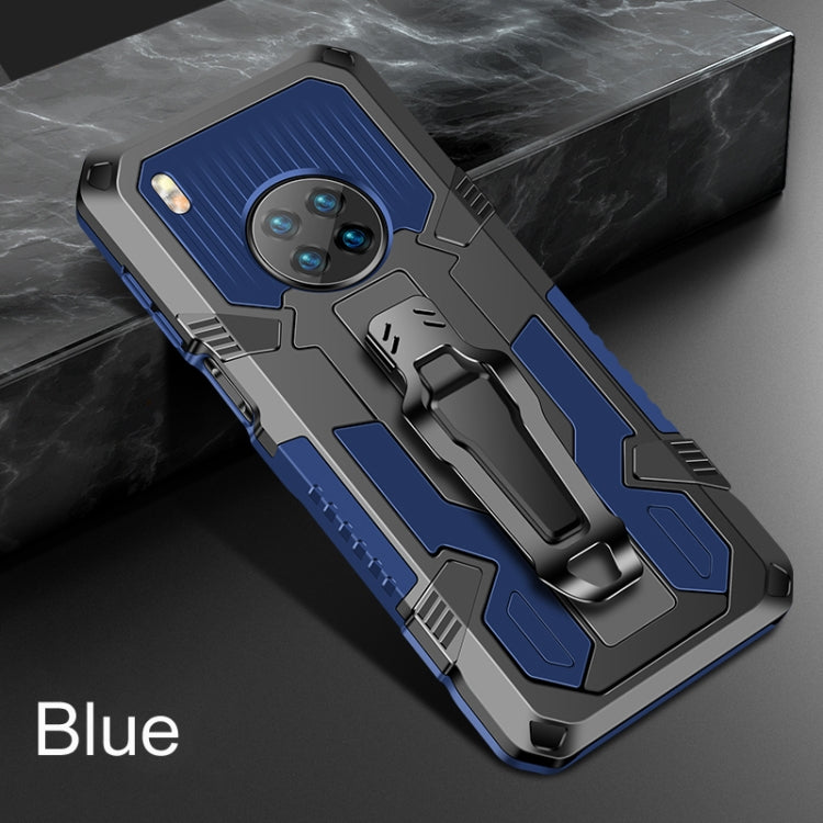 For Huawei Y9a Armor Warrior Shockproof PC + TPU Protective Case(Blue) - Huawei Cases by buy2fix | Online Shopping UK | buy2fix