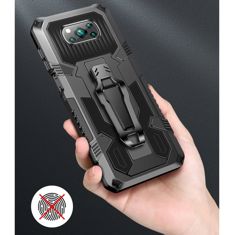 For Huawei Y9a Armor Warrior Shockproof PC + TPU Protective Case(Blue) - Huawei Cases by buy2fix | Online Shopping UK | buy2fix